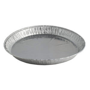 Aluminium ronde wegwerp vorm doorsnede 20,3 cm hoogte 2,5 cm-0